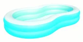 Şişirme POMPALI, Bestway 54117 Jumbo Oval Renkli Aile Havuzu SETİ - 2