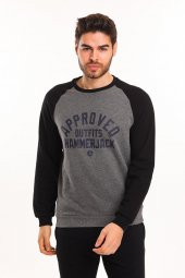 HAMMER JACK Odin Antrasit-melanj Erkek Sweatshirt 602 T09-e - 1