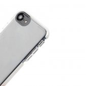 iPhone SE 2022 Kılıf Şeffaf Soft Kenar Tırtıklı Tasarım Silikon - 3