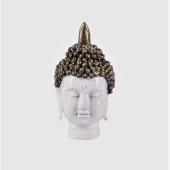 Shakyamuni Amitabha Buda Kafası Biblo 14 cm thumbnail 1