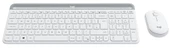 LOGİTECH MK470 KABLOSUZ KLAVYE  MOUSE SETİ BEYAZ 920-009436 thumbnail 3