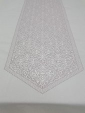 Finezza Roma Lüx Jakar Kumaş Mor Masa Örtüsü  Dikdörtgen 160x220 cm - 1044 - 4