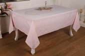 Finezza Roma Lüx Jakar Kumaş Pudra Masa Örtüsü  Dikdörtgen 160x220 cm - 1043 - 1