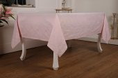 Finezza Roma Lüx Jakar Kumaş Pudra Masa Örtüsü  Dikdörtgen 160x220 cm - 1043 - 3