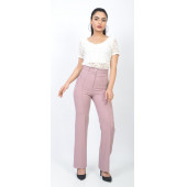 SORALLİNE BAYAN PANTOLON 1698 GÜL KURUSU - 1