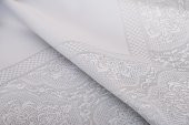 Finezza Roma Lüx Jakar Kumaş Bej Masa Örtüsü  Dikdörtgen 160x220 cm - 1045 - 6