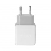 HYTECH HY-XE30 MICRO USB KABLOLU QUICK CHARGE QC3.0 2.4A BEYAZ / GRİ HIZLI EV ŞARJ ADAPTÖRÜ - 5