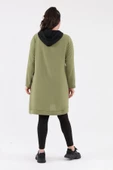 İki Renk Kapüşonlu Tunik - 6