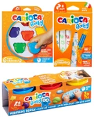 Carioca Baby Mum Boya Oyun Hamuru ve Keçeli Kalem Boya Seti - 1