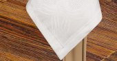 Finezza Aslı Lüx Jakar Polycotton Kumaş Gri Masa Örtüsü 160x320 cm - 1052 - 7