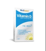 Wellcare Vitamin D3 400 IU 5 ml - 1