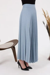 NESAFET BÜYÜK BEDEN KADIN PİLİSELİ ETEK - 2