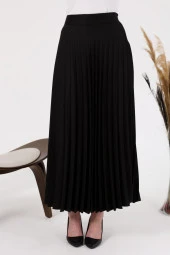 NESAFET BÜYÜK BEDEN KADIN PİLİSELİ ETEK - 9