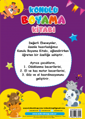 Sancak Çocuk Çocuklar için Konulu Boyama Mor Kitap - Eğlenirken Hayal ve El Becerini Geliştir - 2