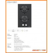 Silverline CS5410B01 Ankastre Ocak Siyah - 2