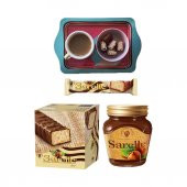 Sarelle Duo 33Gr-20 Adet Gofret&Sarelle Kakaolu Fındık Ezmesi 350 Gr - 1