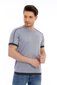 Erkek Mikro Polyester Performans Yürüyüş Antrenman Sporcu T-Shirt - 4