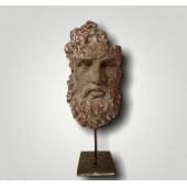 Polyester standlı Zeus büstü - 1