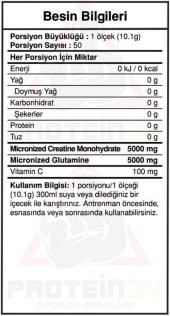 Bigjoy Sports Big2 Glutamine + Creatine  505Gr Kompleks Aromasız - 2