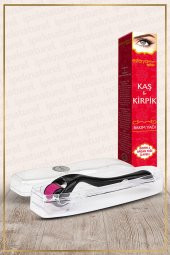 Kaş Ve Kirpik Bakım Yağı 20ml Dermaroller Siyah (TİTANYUM İĞNELİ) - 1