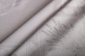 Finezza Demet Lüx Jakar Polycotton Kumaş Gri Masa Örtüsü 160x220 cm - 1060 - 9