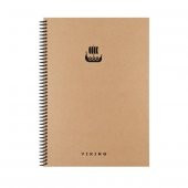 Keskin Color Spiralli Sert Kapak La Plume Viking 17x24 100 YP Çizgili - 1