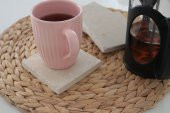 VENTO HOME Doğaltaş Mermer Bardak Altlığı - 3