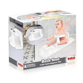 Dolu Oyuncak 7052 Vantuzlu Kaymaz Paspaslı Bebek Banyo Oturağı Oyuncaklı Koltuğu Seat Bath - 1