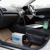 Space 300W 12V-220V USB'li İnverter Güç Dönüştürücü thumbnail 2