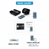 Space Mikrofonlu Metal Siren - Uzaktan Kumandalı thumbnail 2