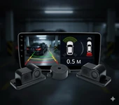 Space Ses İkazlı Mesafeli Geri Görüş Kamerası thumbnail 2