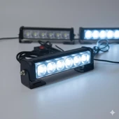 Space ikaz Lamba Power Ledli 4'lü Kırmızı-Beyaz/Mavi-Beyaz renk 12V Premium model thumbnail 2