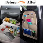 Space Deri Koltuk Arkası Organizer - Siyah - 5