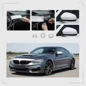 1.52m x 28m Beyaz 3D Karbon Kendinden Hava Kanallı Araç Kaplama Rulosu thumbnail 1