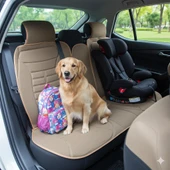 Space Tüm Araçlarla Uyumlu Premium Koltuk Minderi Ön ve Arka koltuklar için 5'li Taba Renk thumbnail 3