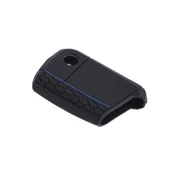 Space Silikon Anahtar Kabı- Volkswagen/Golf7 Siyah-Mavi çizgili / SYPD53-1 thumbnail 1