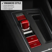 Space Kırmızı Renk DSG Vites Aksesuar Seti Vites koruyucu thumbnail 2