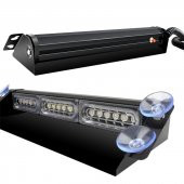 Led Lamba 13 fonksiyonlu çakar lamba 18 led 12-30v kırmızı-mavi-beyaz - 3