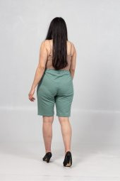 Truva Xxl Büyük Beden Kadın Giyim Bel Ayarlabilir Kapri Çok Renkli KŞ025 - 9