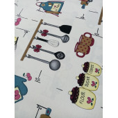 Hayat Home Mutfak desenli Duck Keten kumaş - 3