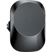 Mcdodo CH-7071 15W Iphone Magsafe Araç Kablosuz Şarj ve Tutucu Siyah - 1