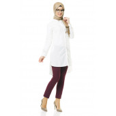 SORALLİNE BAYAN KOT MODEL PANTOLON DAR KESİM 1689 MÜRDÜM - 2