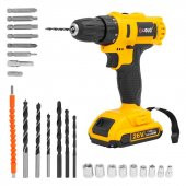 LIDUO 6764 26 VOLT LI-ON ÇİFT AKÜLÜ ÇİFT HIZ KADEMELİ ŞARJLI ÇOK UÇLU MATKAP SETİ - 1