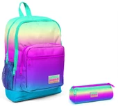 Coral High İlkokul Sırt Çantası ve Kalemlik Seti - Rengarenk Baskılı thumbnail 1