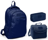 Coral High Lacivert Erkek Çocuk İlkokul Çanta Seti - Sırt Çantası+Beslenme+Kalemlik thumbnail 1