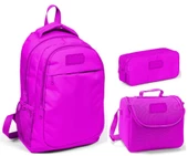 Coral High Pembe Kız Çocuk İlkokul Çanta Seti - Sırt Çantası+Beslenme+Kalemlik thumbnail 1