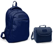Coral High Erkek Çocuk Lacivert Okul Sırt Çantası ve Beslenme Çantası thumbnail 1