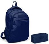 Coral High Lacivert Erkek Çocuk İlkokul Çantası ve Kalemlik Seti thumbnail 1