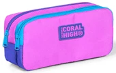 Coral High Pembe Kız Çocuk İlkokul Çantası ve Kalemlik Seti thumbnail 3