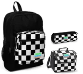 Coral High Siyah Damalı Erkek Çocuk 3'lü İlkokul Çanta Seti thumbnail 1